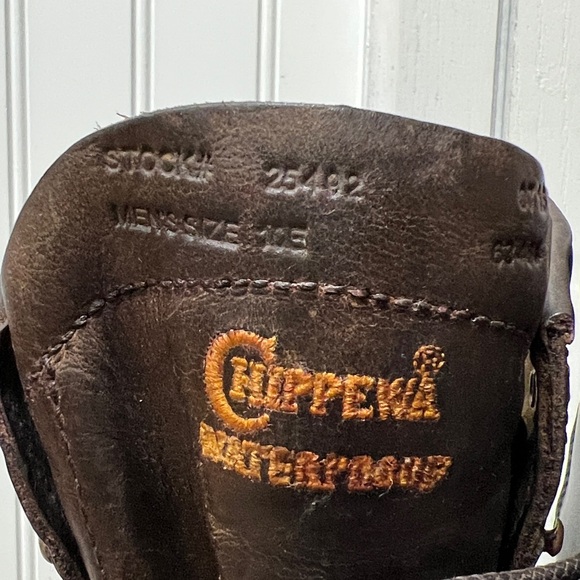 Chippewa 25492 Weddell Bay Waterproof Boots 10E Leather Logger Vibram main image 11